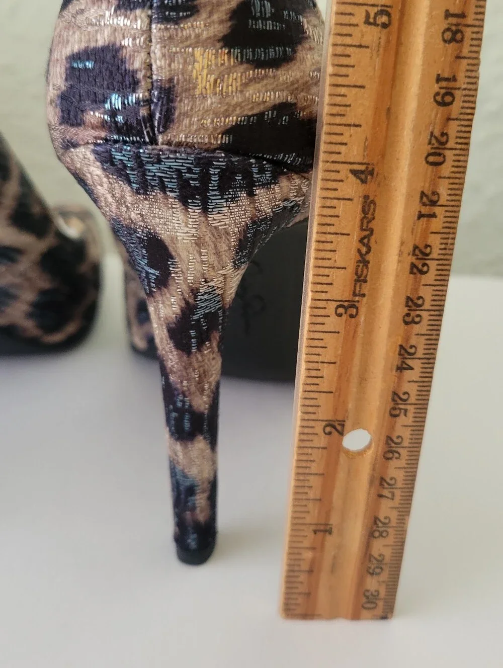 Jessica Simpson Leopard Print Stiletto Heels Womens Size 7M Pumps Safari New - Picture 7 of 9